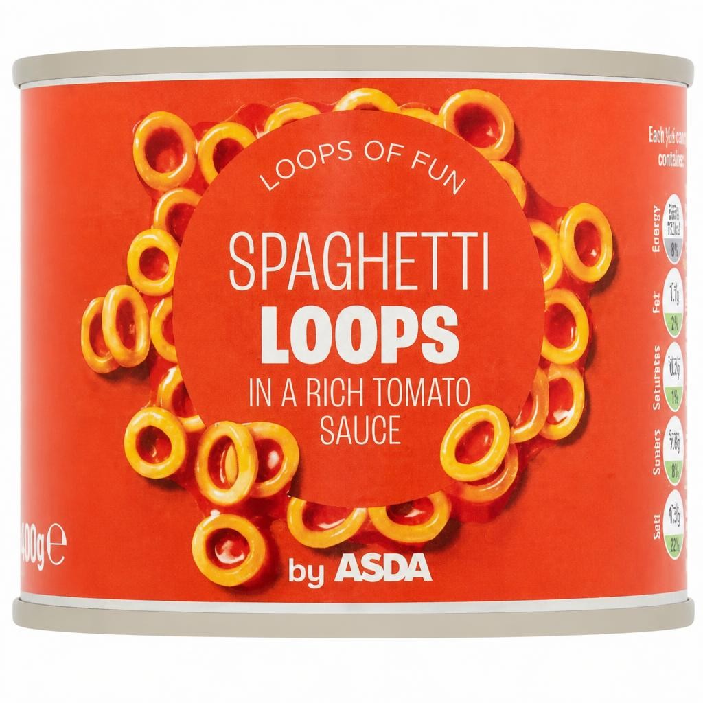 ASDA Spaghetti Loops 210g