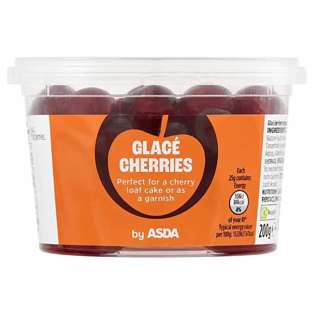 ASDA Glacé Cherries 200g