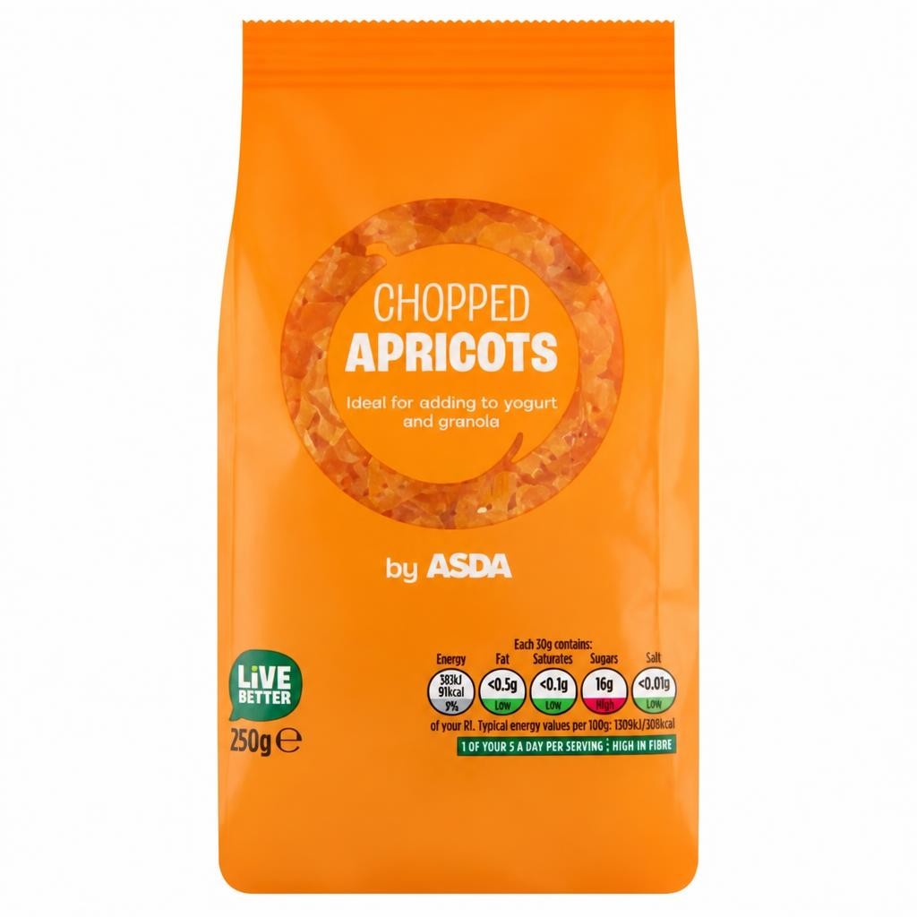 ASDA Chopped Apricots 250g