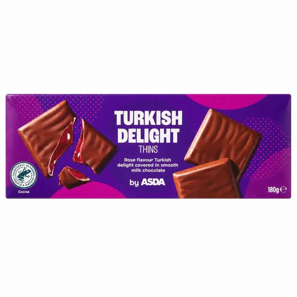 ASDA Turkish Delight Thins 180g