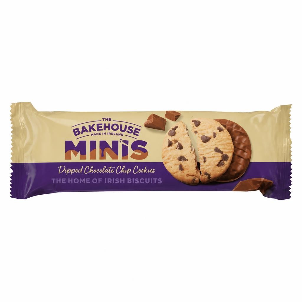 The Bakehouse Minis Dipped Chocolate Chip Cookies 150g