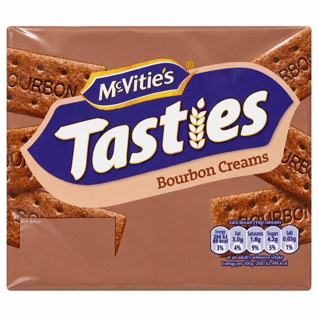 McVitie's Tasties Bourbon Cream Biscuits 300g