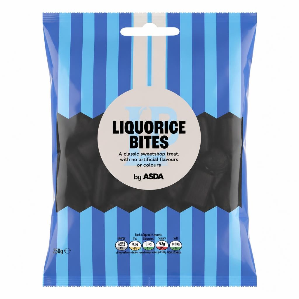 ASDA Liquorice Bites 250g