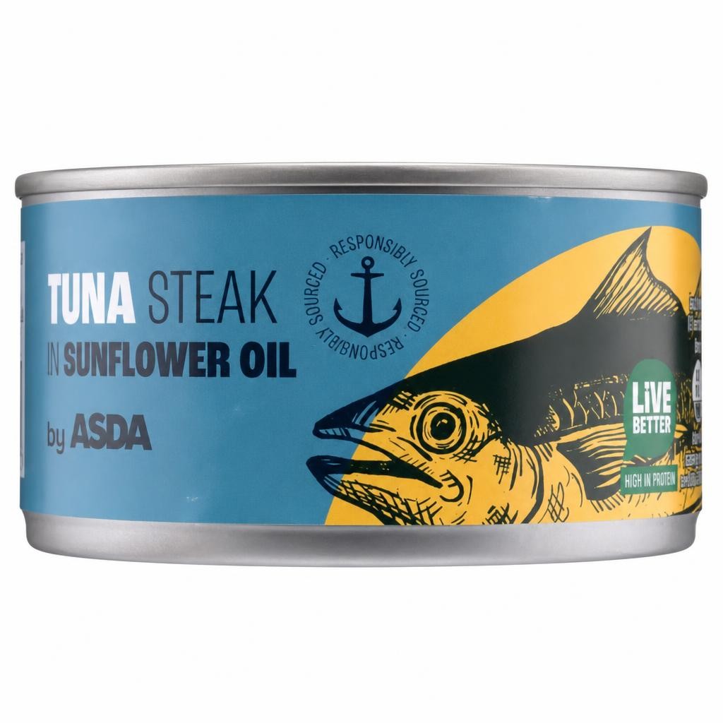 ASDA Tuna Steak in Sunflower Oil 198g