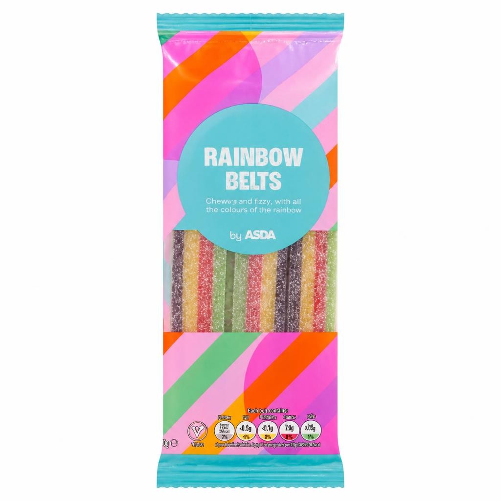 ASDA Rainbow Belts 50g