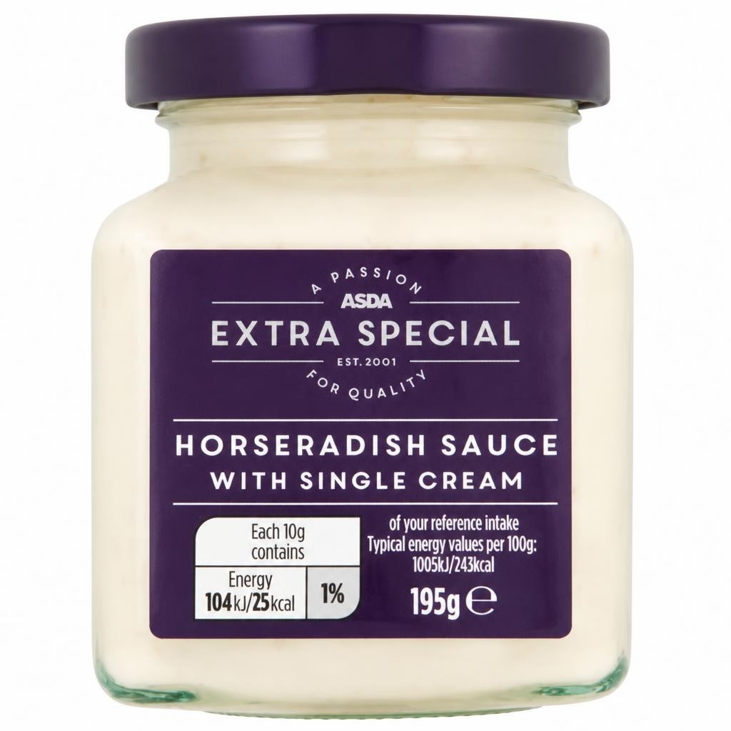Exceptional by ASDA Horseradish Sauce with Single Cream 195