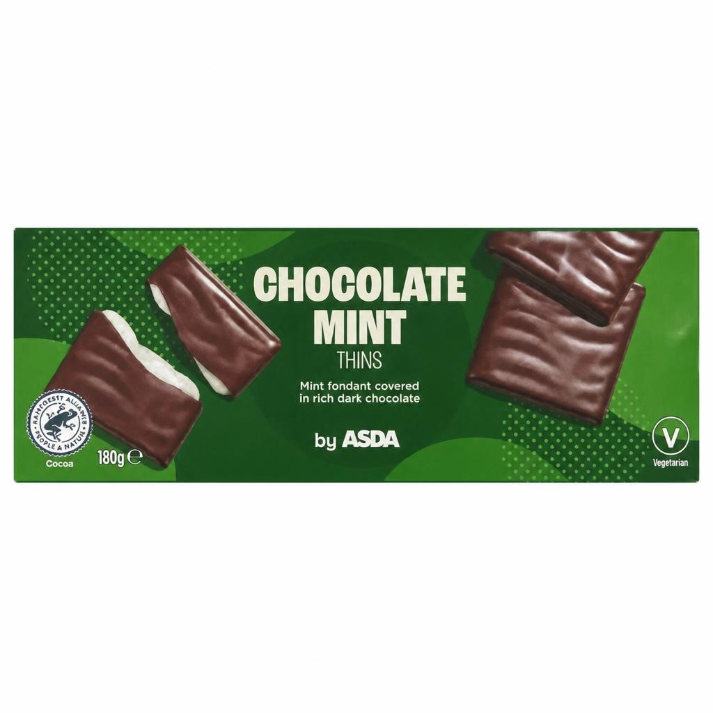ASDA Chocolate Mint Thins 180g