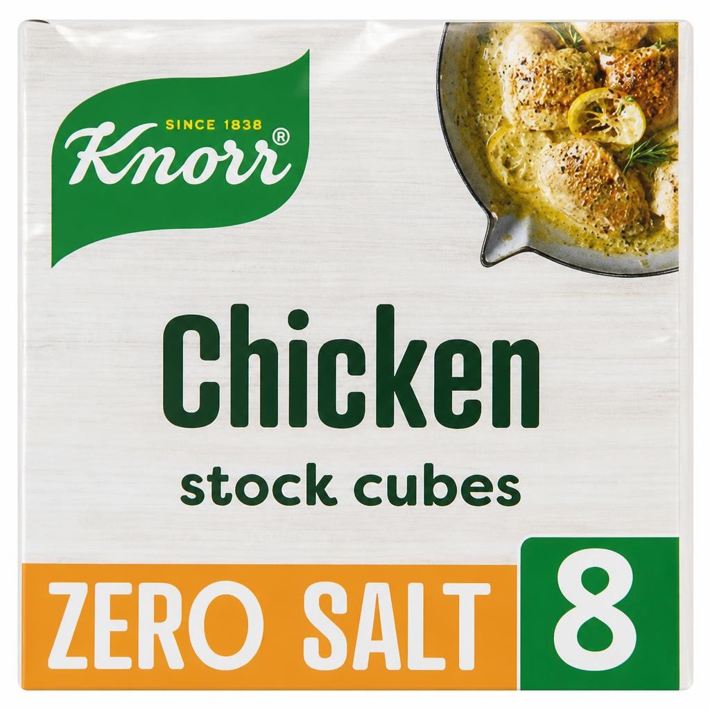 Knorr Chicken Zero Salt Stock Cubes 8x 9 g