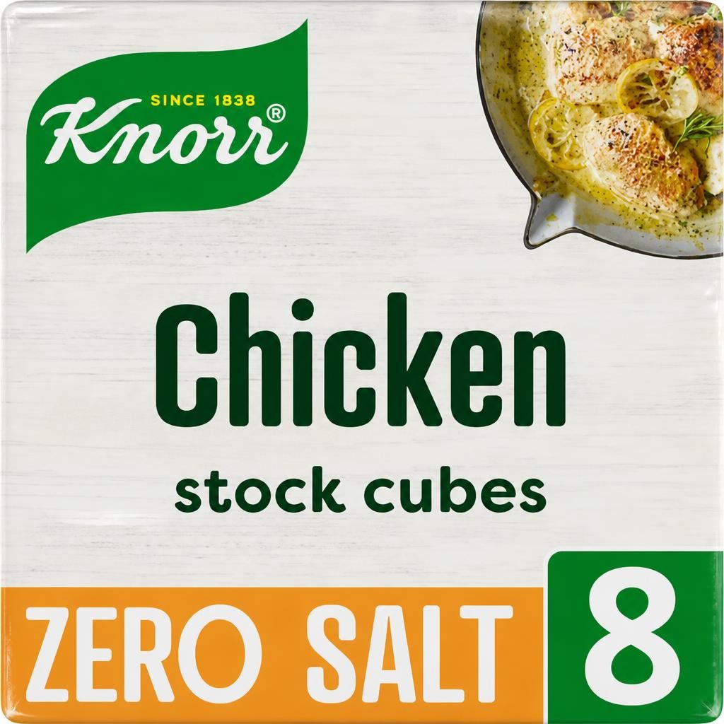Knorr Chicken Zero Salt Stock Cubes 8x 9 g