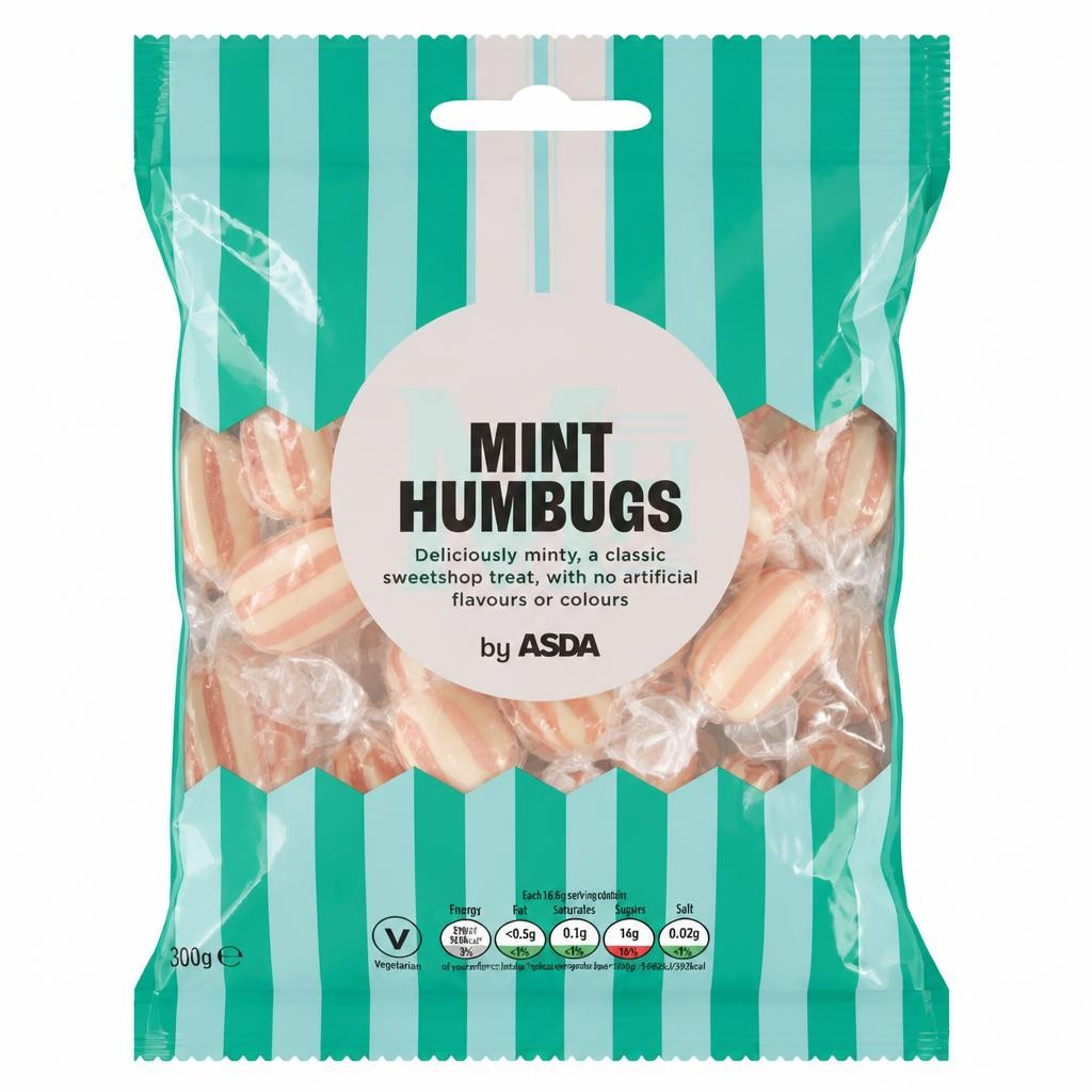 ASDA Mint Humbugs 200g
