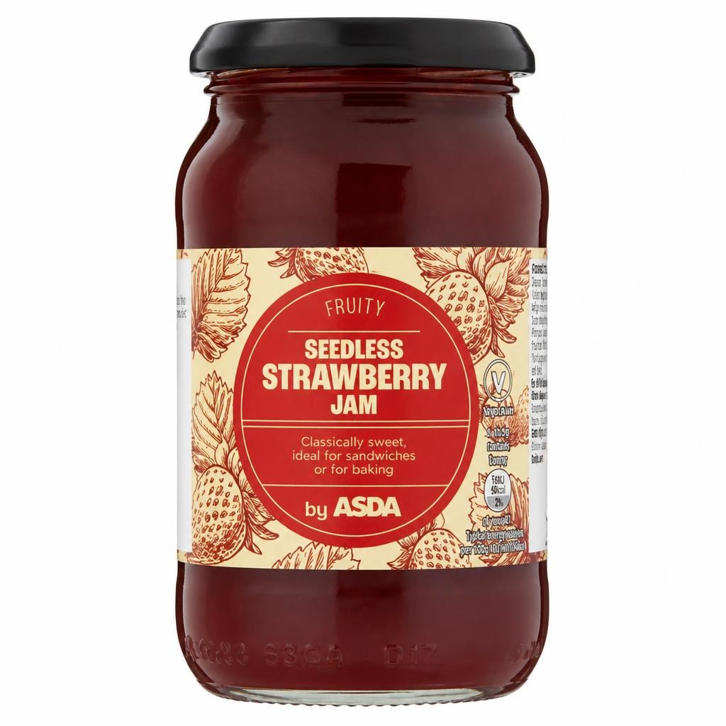 ASDA Fruity Seedless Strawberry Jam 454g