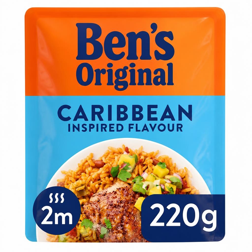 Ben's Original Bens Original Caribbean Microwave Rice 220g