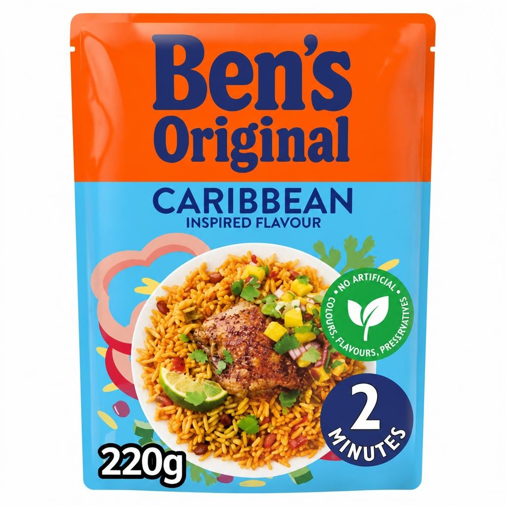 Ben's Original Bens Original Caribbean Microwave Rice 220g