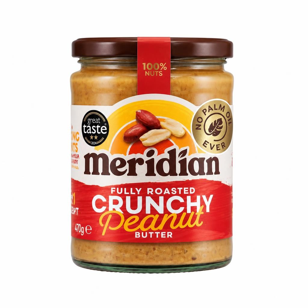 Meridian Crunchy Peanut Butter 470g