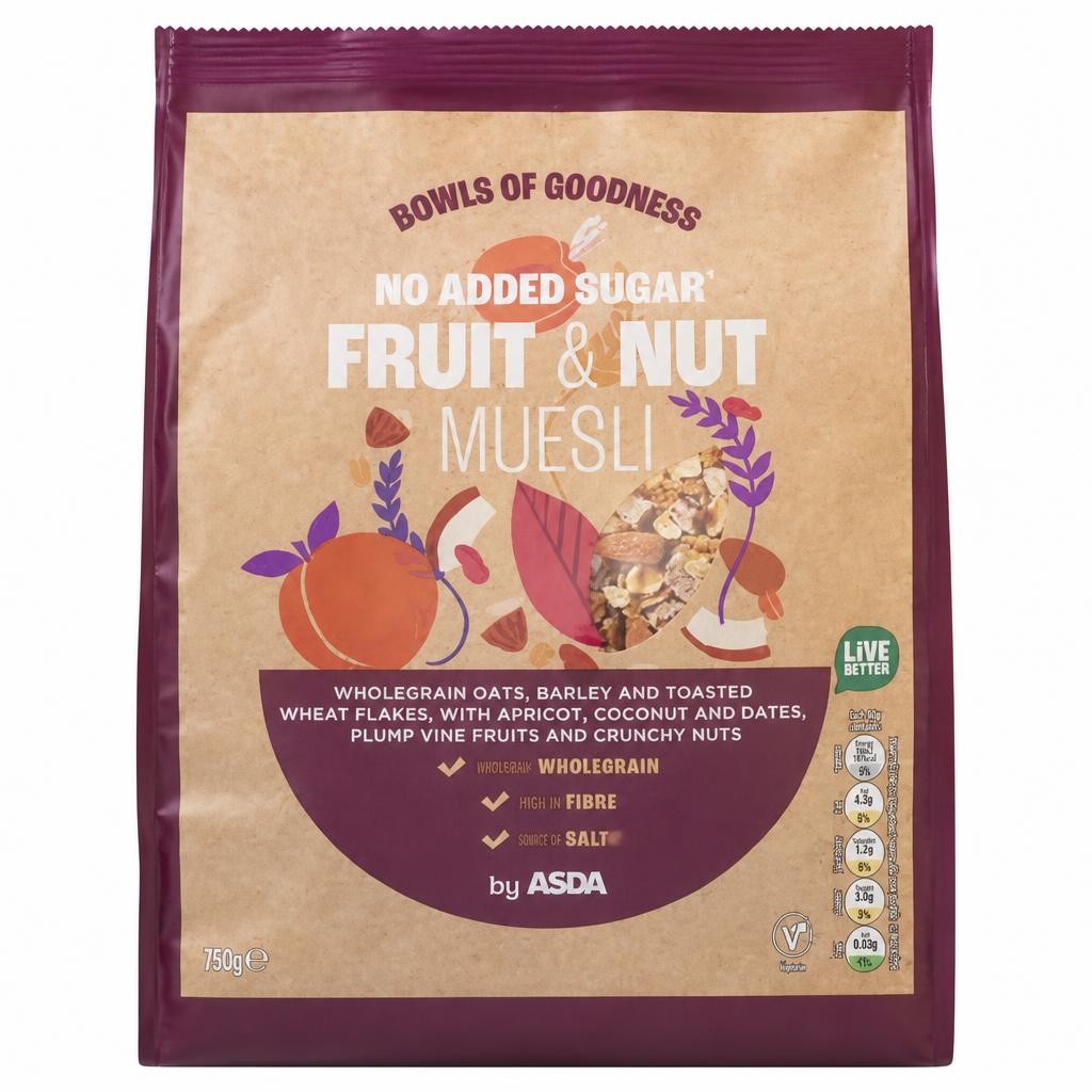 ASDA Fruit & Nut Muesli 750g
