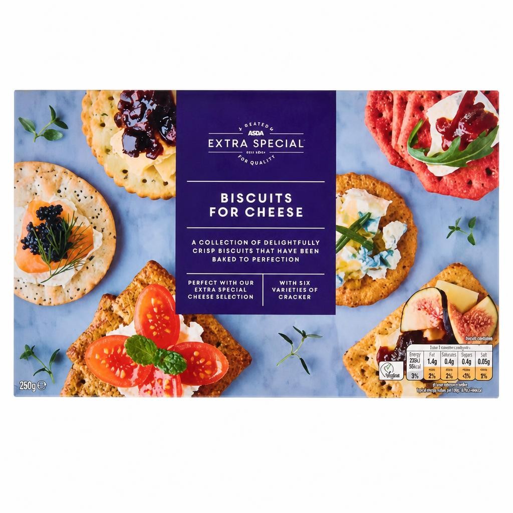 ASDA Extra Special Extra Special Biscuits for Cheese 250g