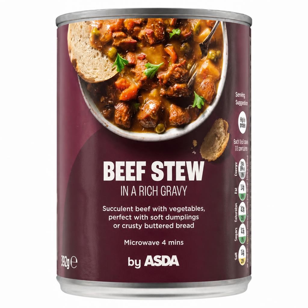ASDA Beef Stew in a Rich Gravy 392g