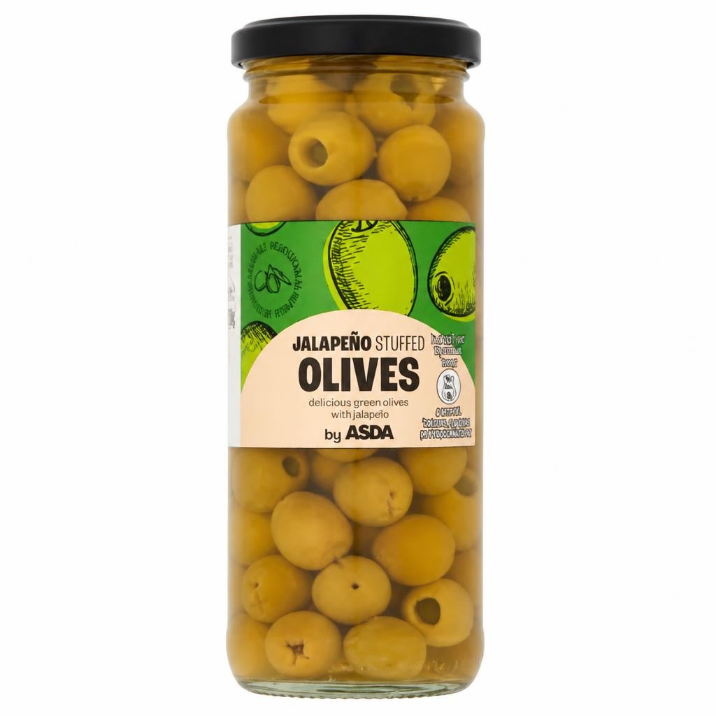 ASDA Jalapeño Stuffed Olives 340g
