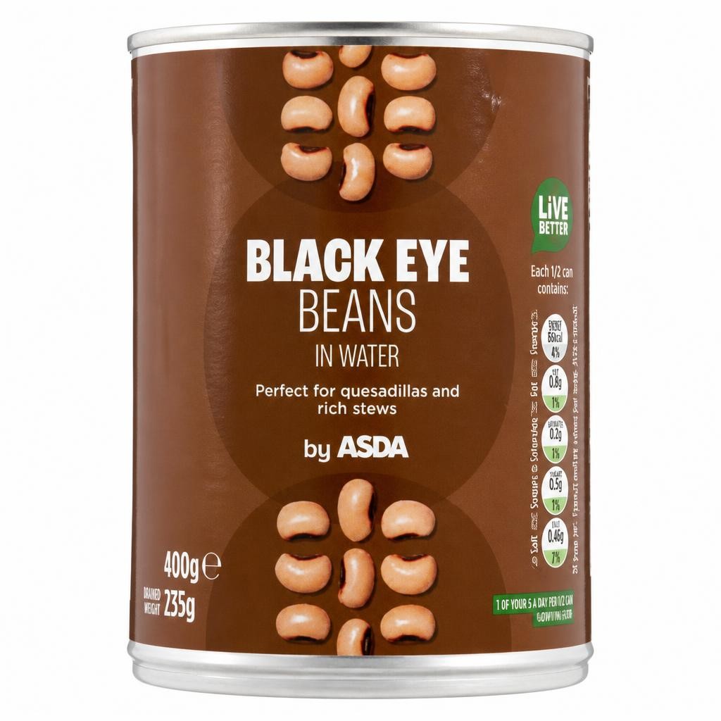 ASDA Black Eye Beans in Water 400g