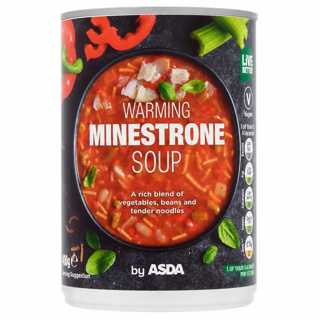 ASDA Minestrone Warming Soup 400g