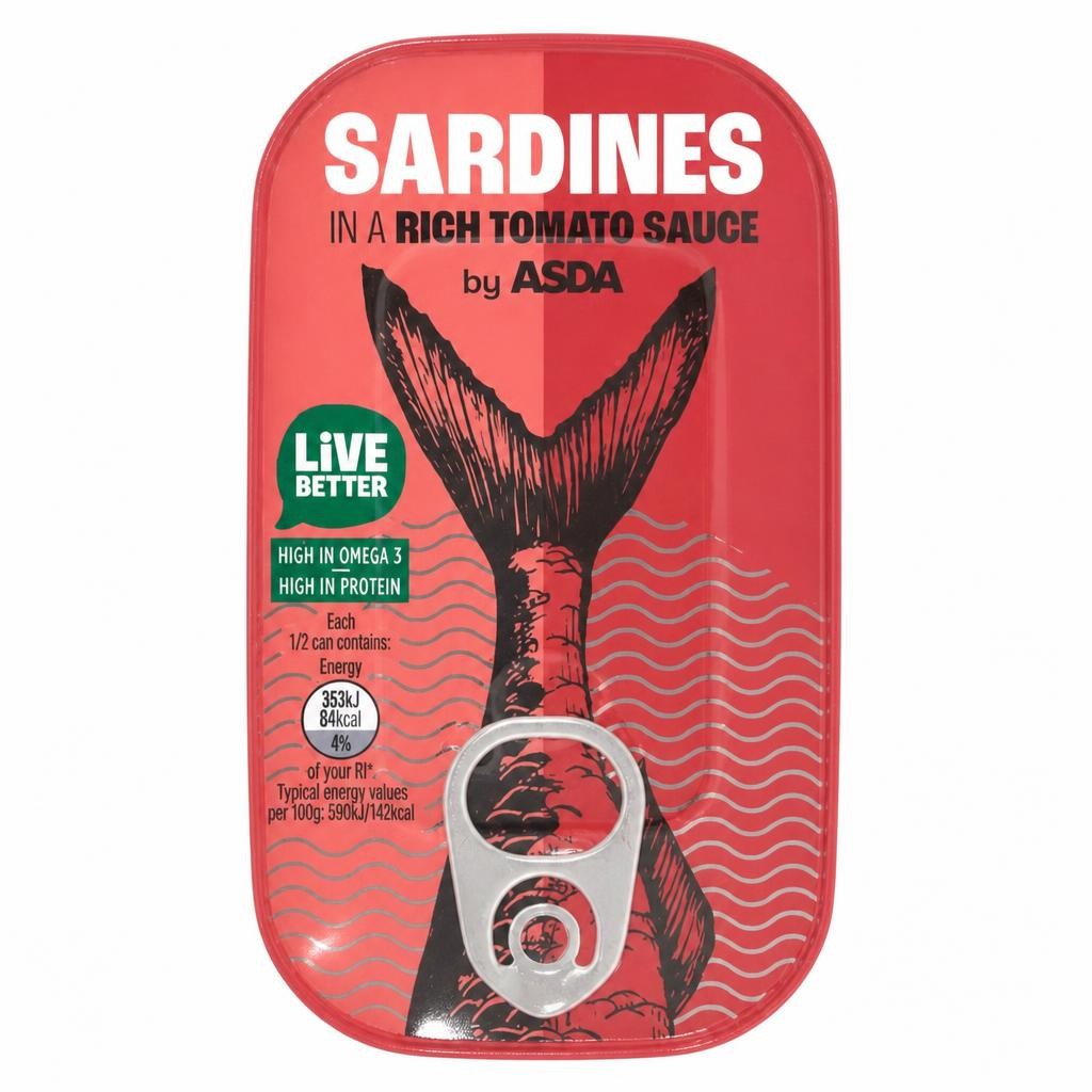 ASDA Sardines in a Rich Tomato Sauce 120g