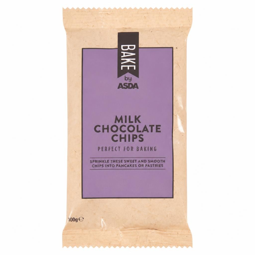 BAKE by ASDA Bake Milk Chocolate Chips 100g