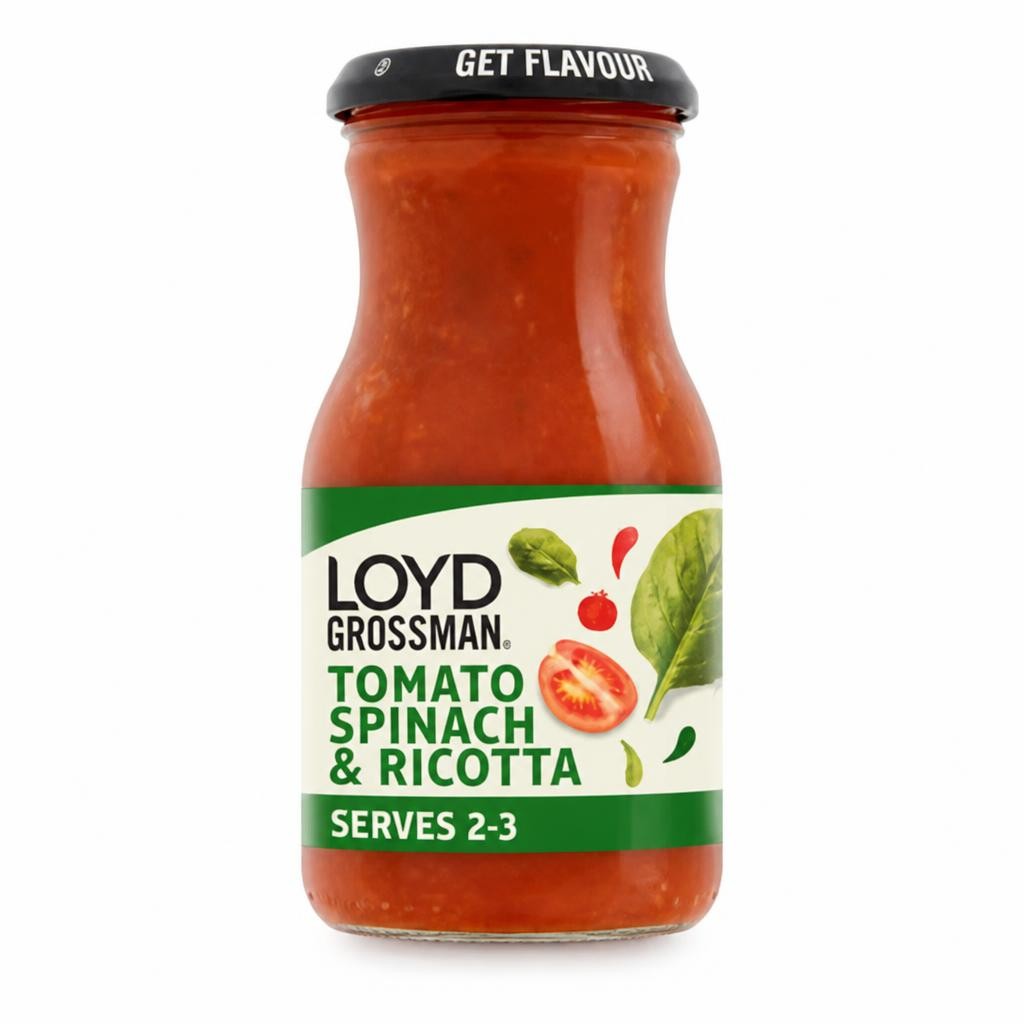 Loyd Grossman Tomato Spinach and Ricotta Pasta Sauce
