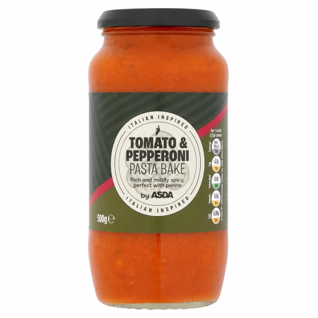 ASDA Tomato & Pepperoni Pasta Bake 500g