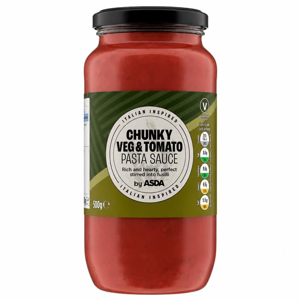 ASDA Chunky Veg & Tomato Pasta Sauce 500g