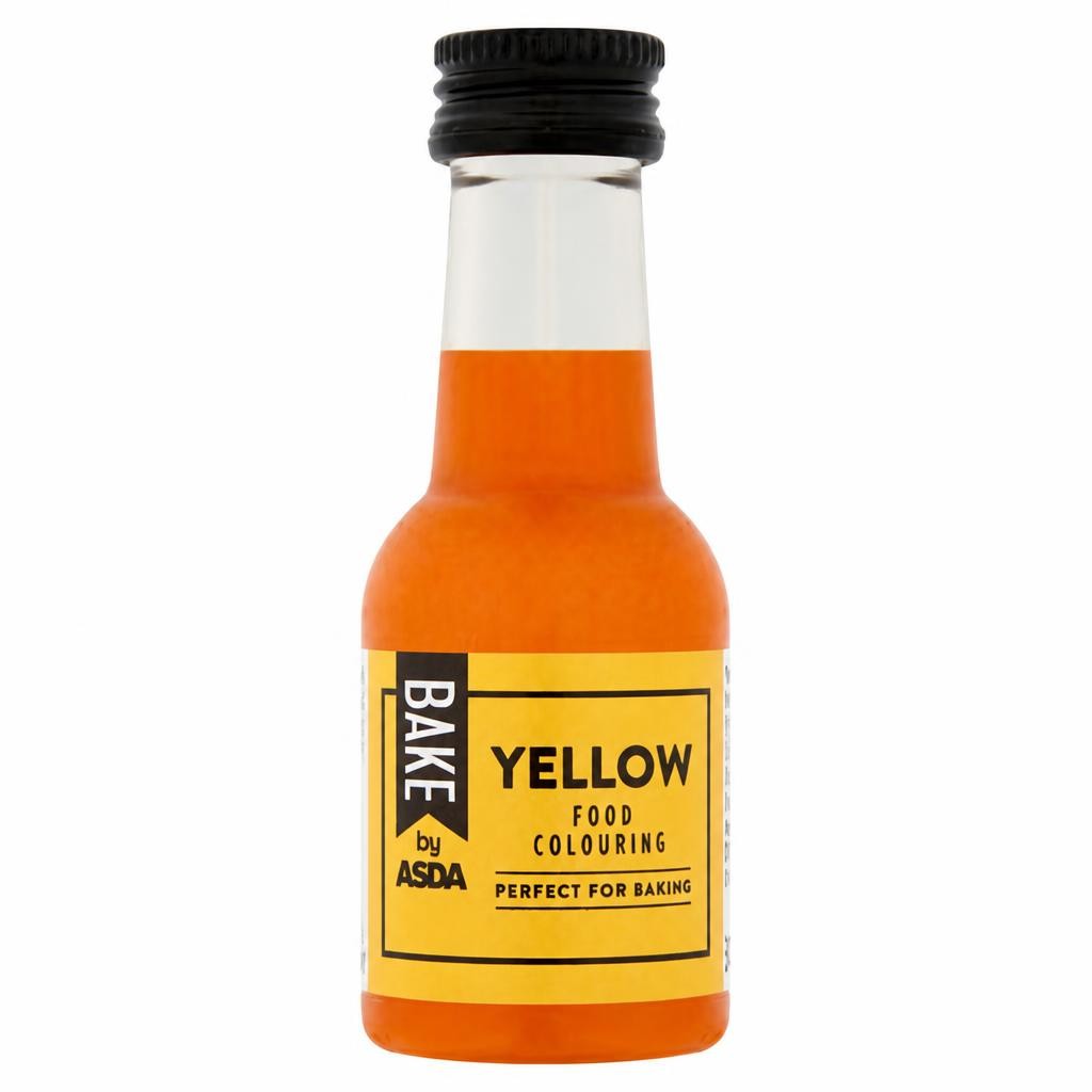 ASDA Bake by  Yellow Food Colouring 38ml
