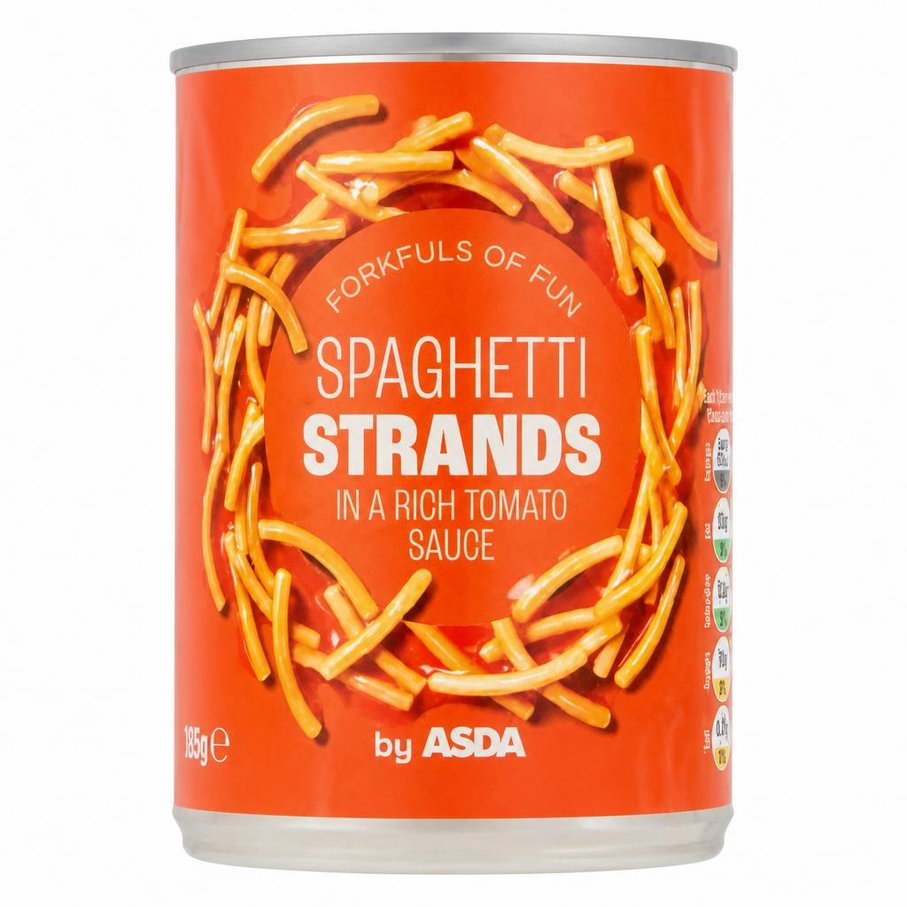 ASDA Spaghetti Strands in Tomato Sauce 395g