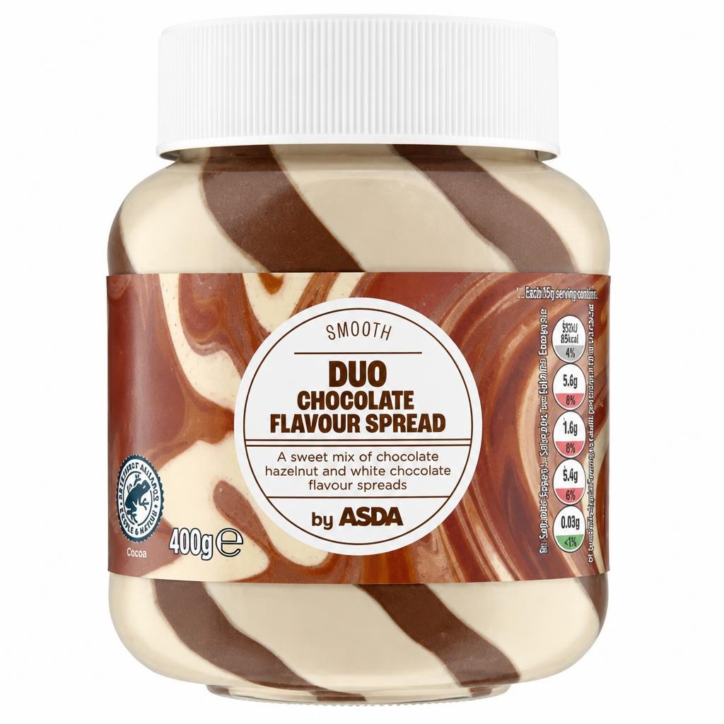 ASDA Smooth Duo Chocolate Flavour Spread 400g