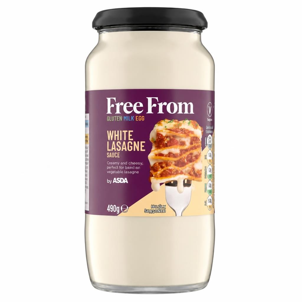 ASDA Free From Free From by  White Lasagne Sauce 490g