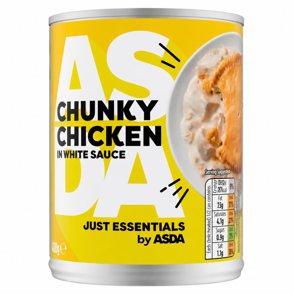 JUST ESSENTIALS by ASDA Chunky Chicken in White Sauce 392g