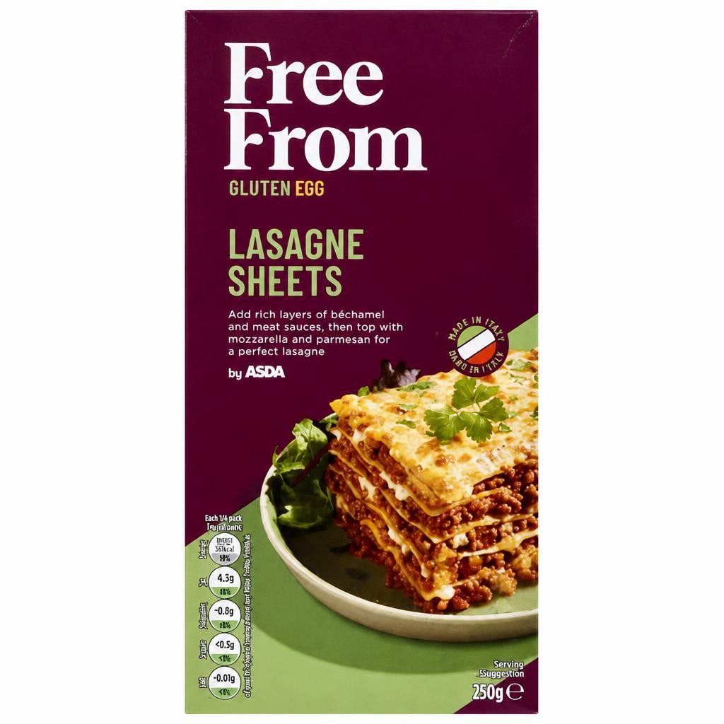 ASDA Free From Free From by  Lasagne Sheets 250g