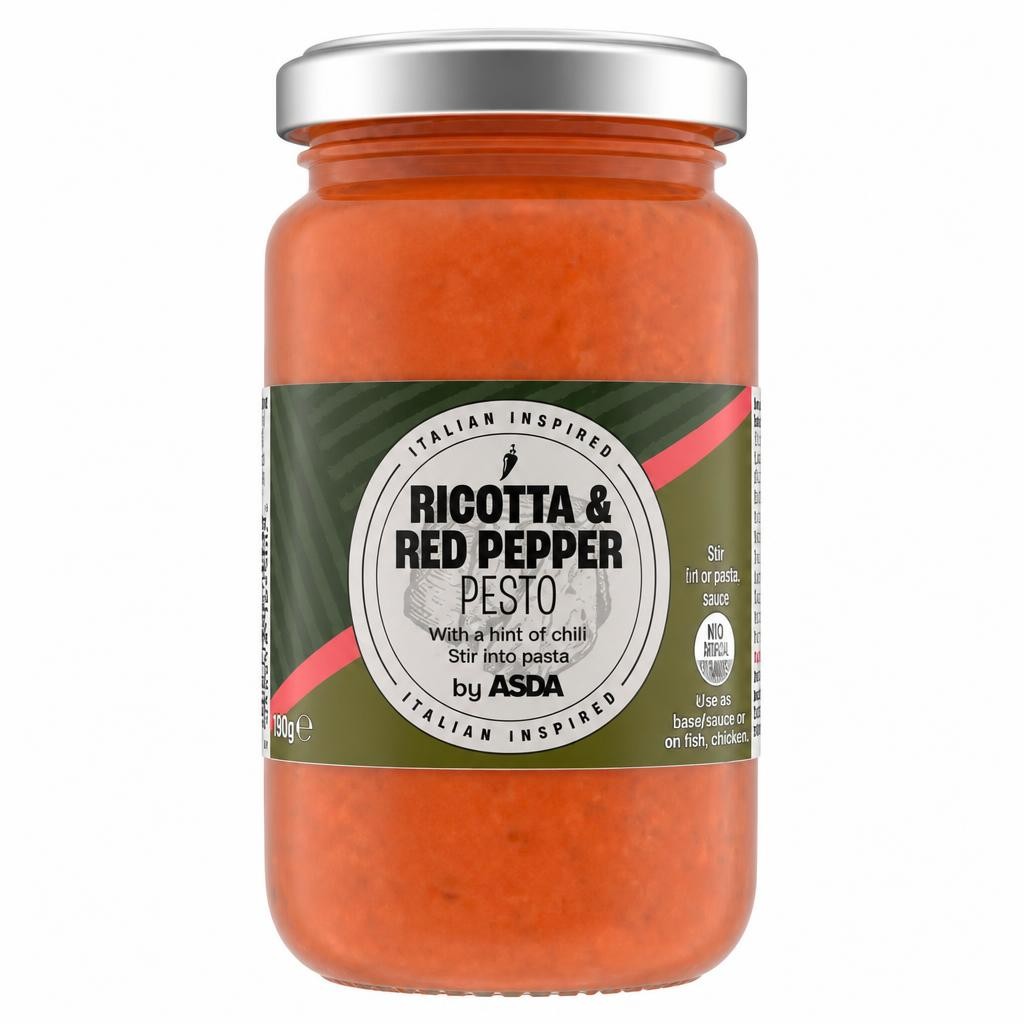 ASDA Ricotta & Red Pepper Pesto 190g