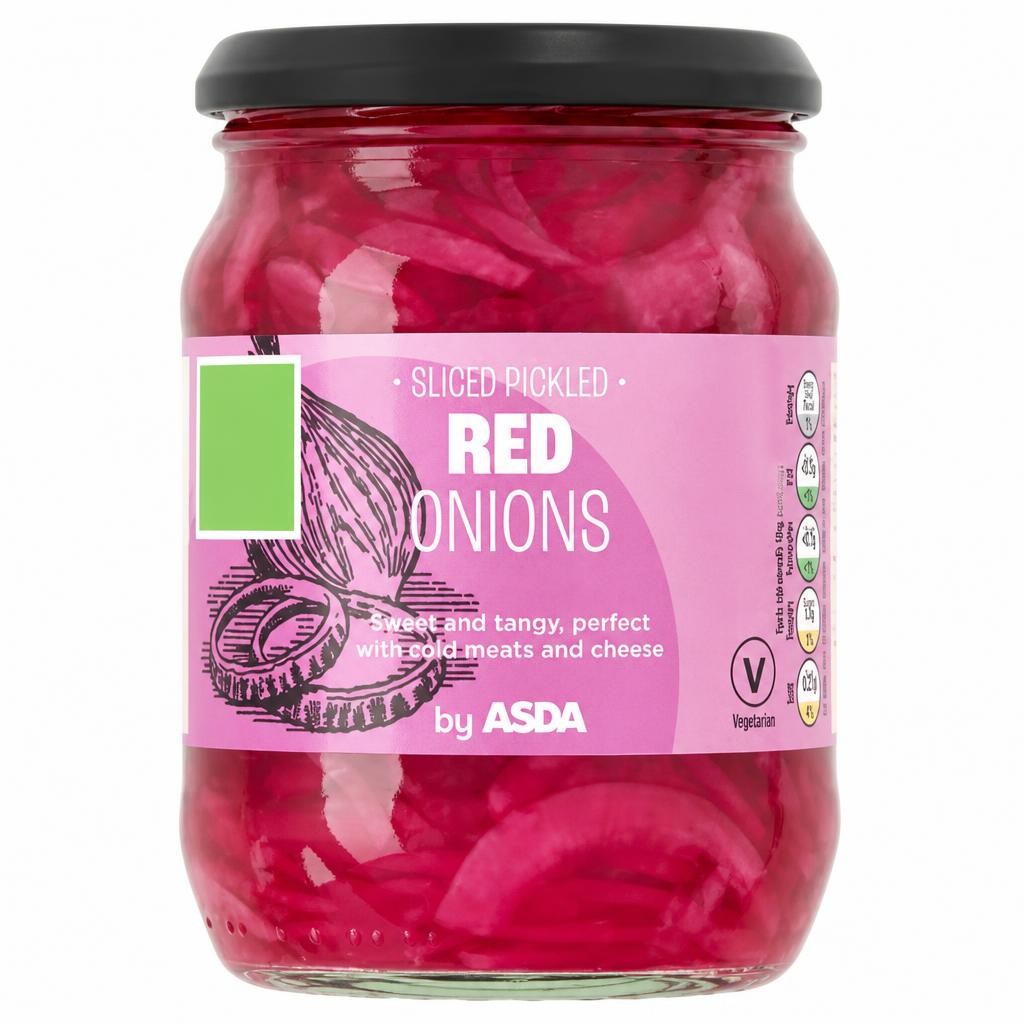 ASDA Sliced Pickled Red Onions 340g