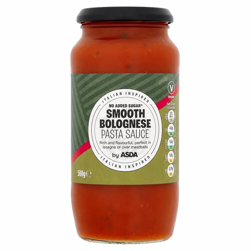 ASDA Smooth Bolognese Pasta Sauce 500g