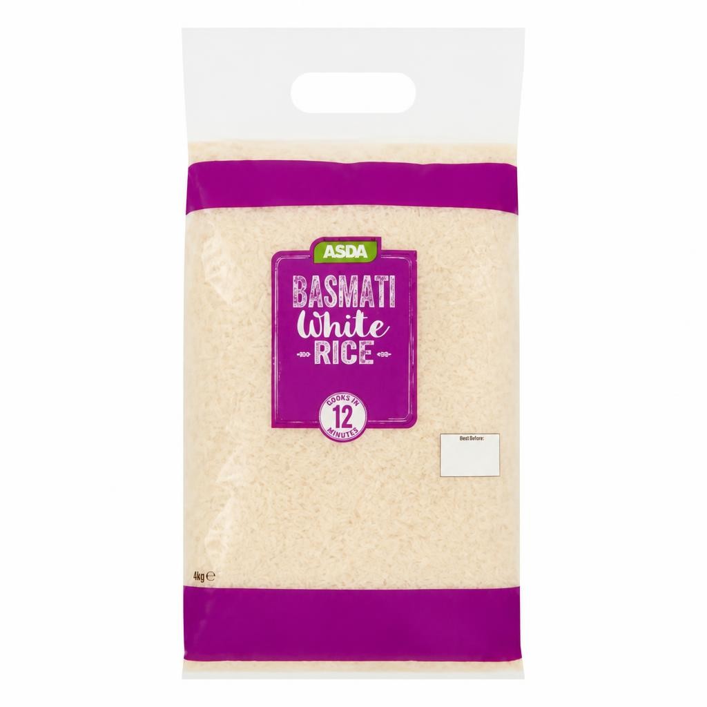 ASDA Basmati White Rice 4kg