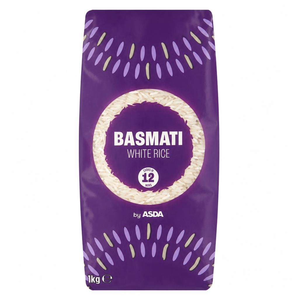 ASDA Basmati White Rice 1kg