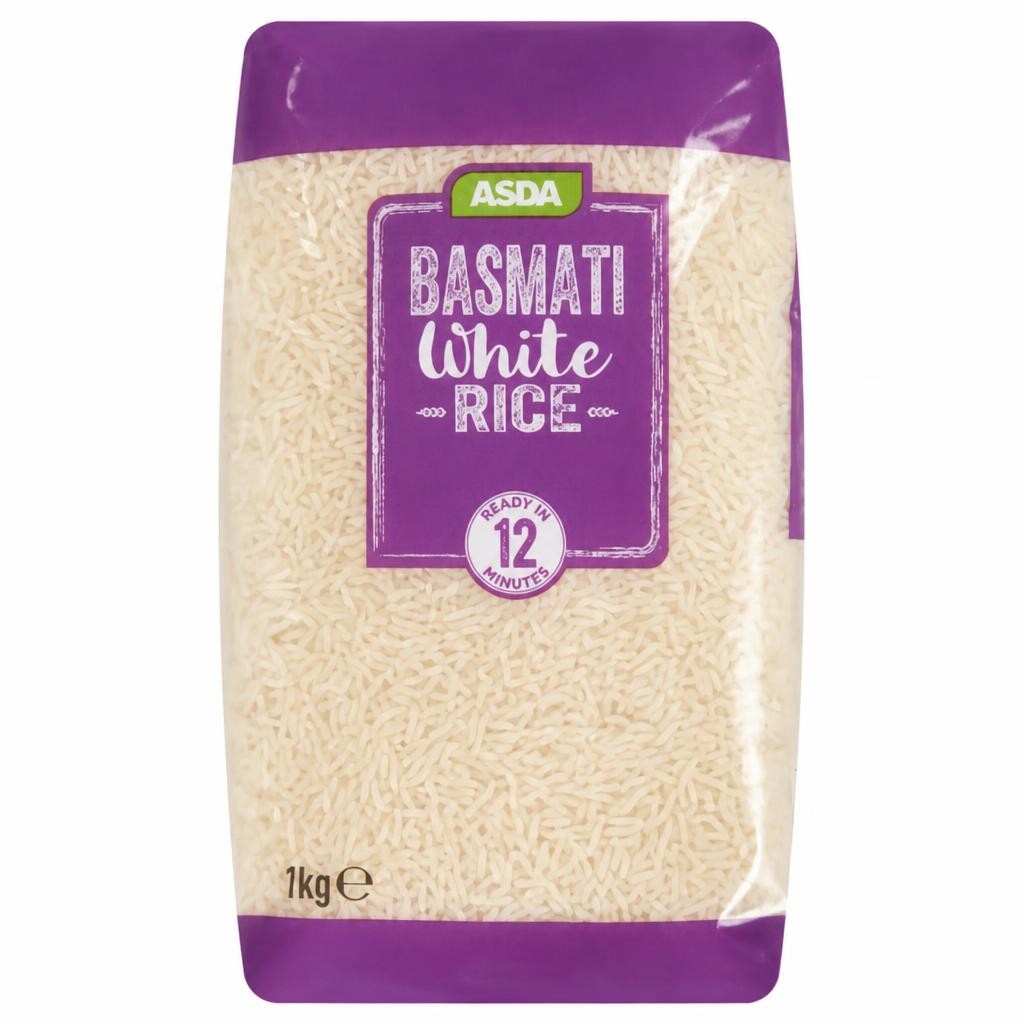ASDA Basmati White Rice 1kg