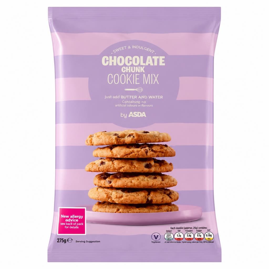 ASDA Chocolate Chunk Cookie Mix 275g
