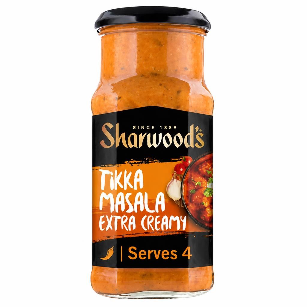 Sharwood's Indian Tikka Masala Extra Creamy Curry Cooking Sauce 420g