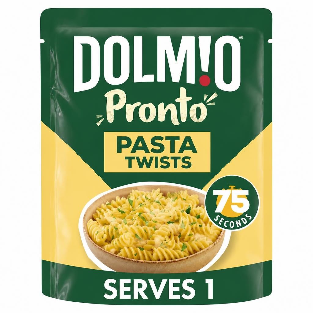 Dolmio Pronto Fusilli Microwave Pasta Twists Meal 200g
