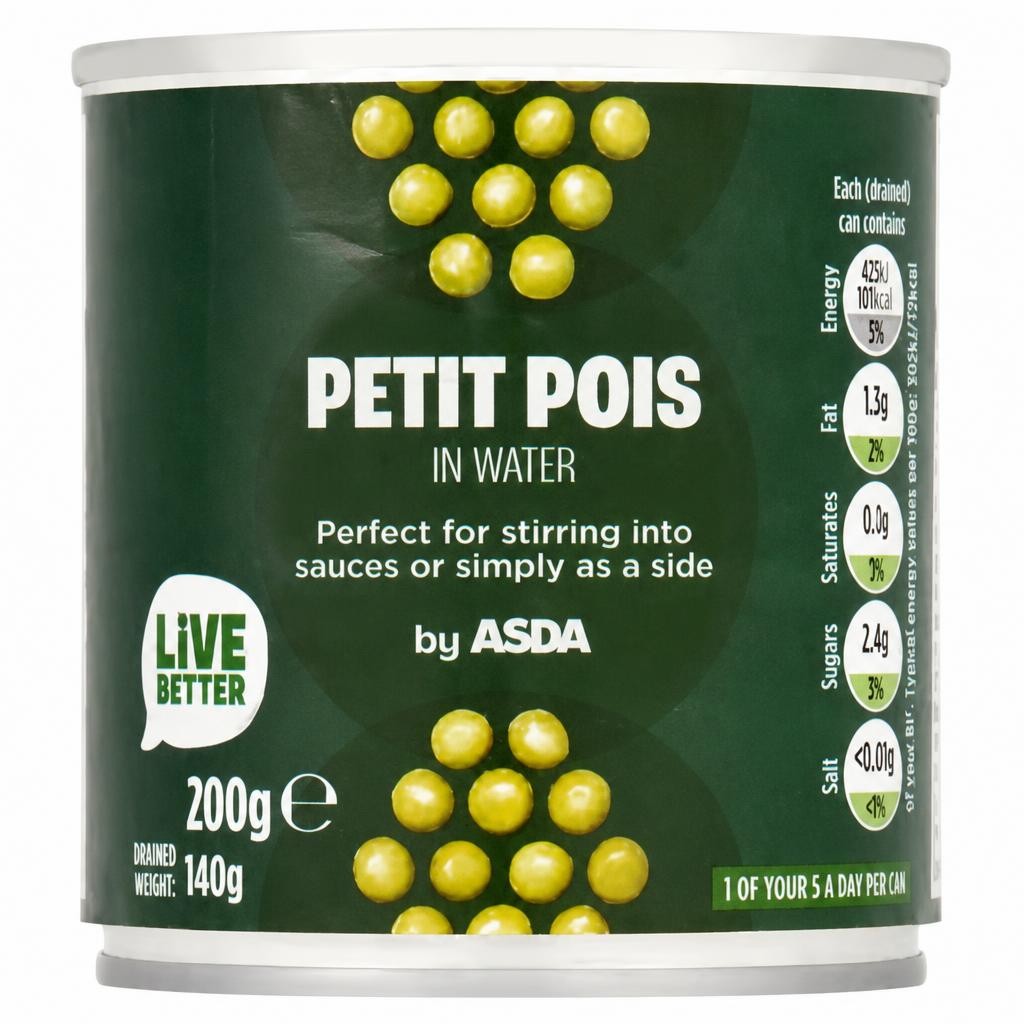ASDA Petit Pois in Water 140g