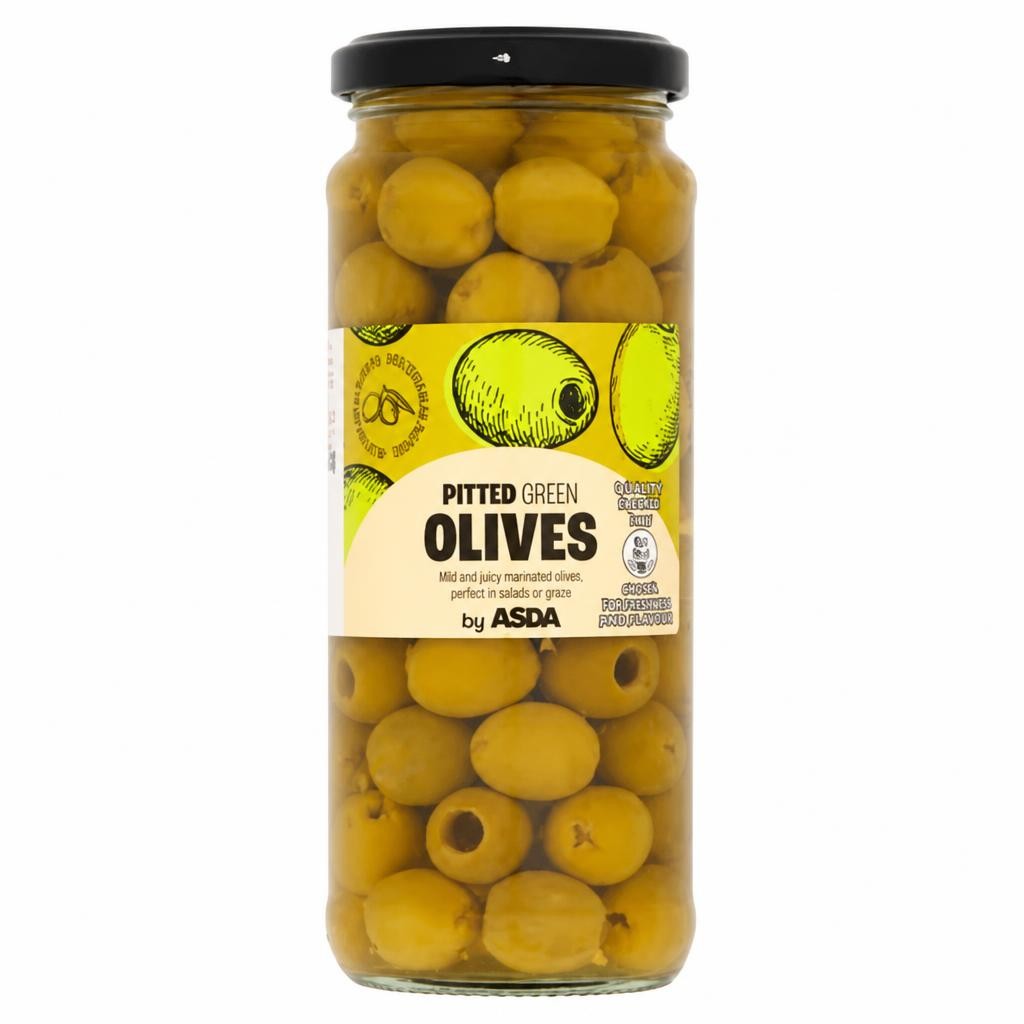 ASDA Pitted Green Olives 310g