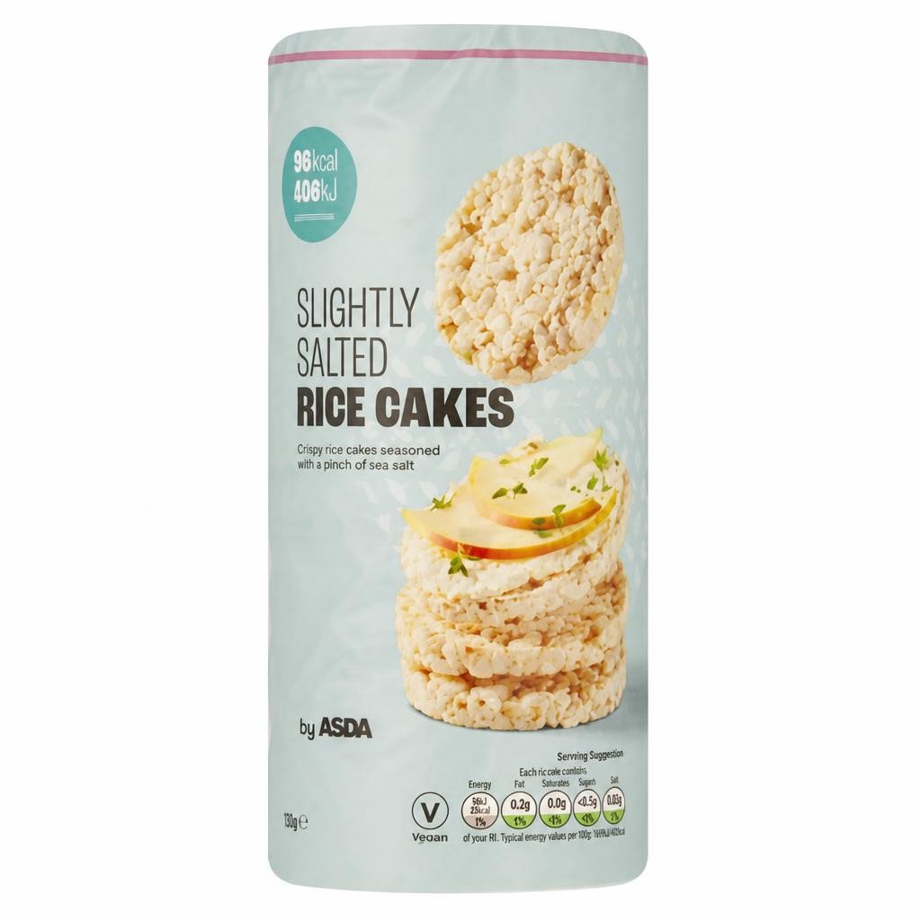 ASDA Slightly Salted Rice Cakes 130g