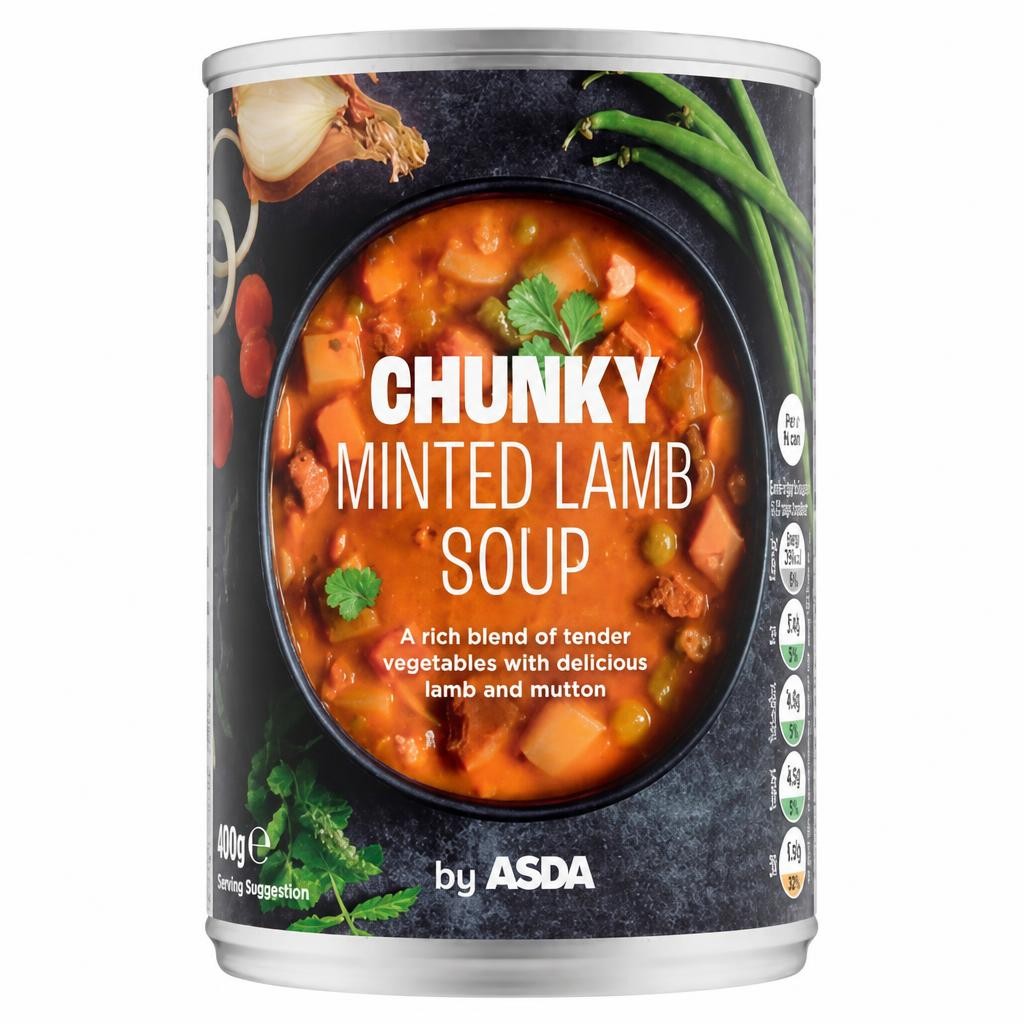ASDA Chunky Minted Lamb Soup 400g