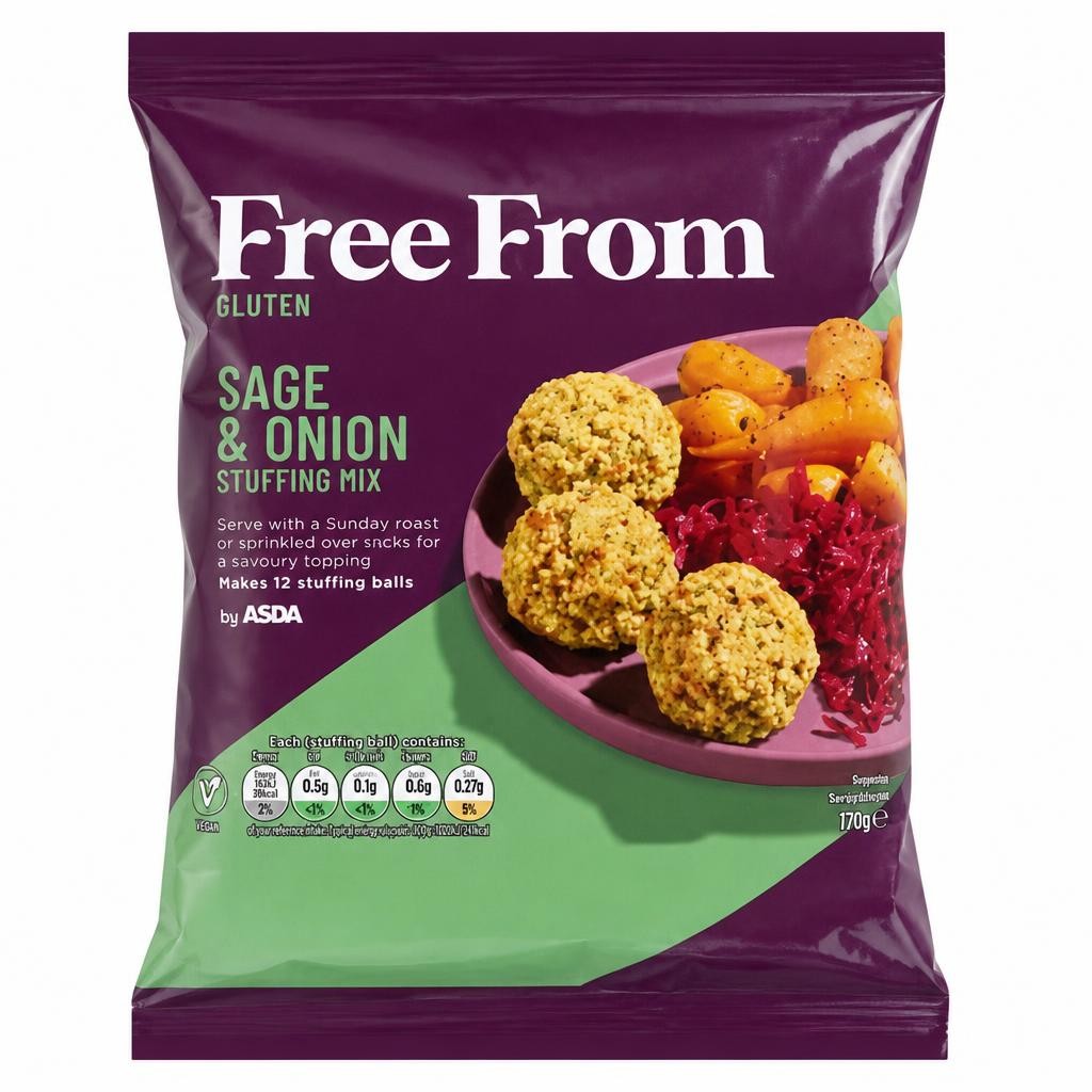 ASDA Free From Free From Sage & Onion Stuffing Mix 170g