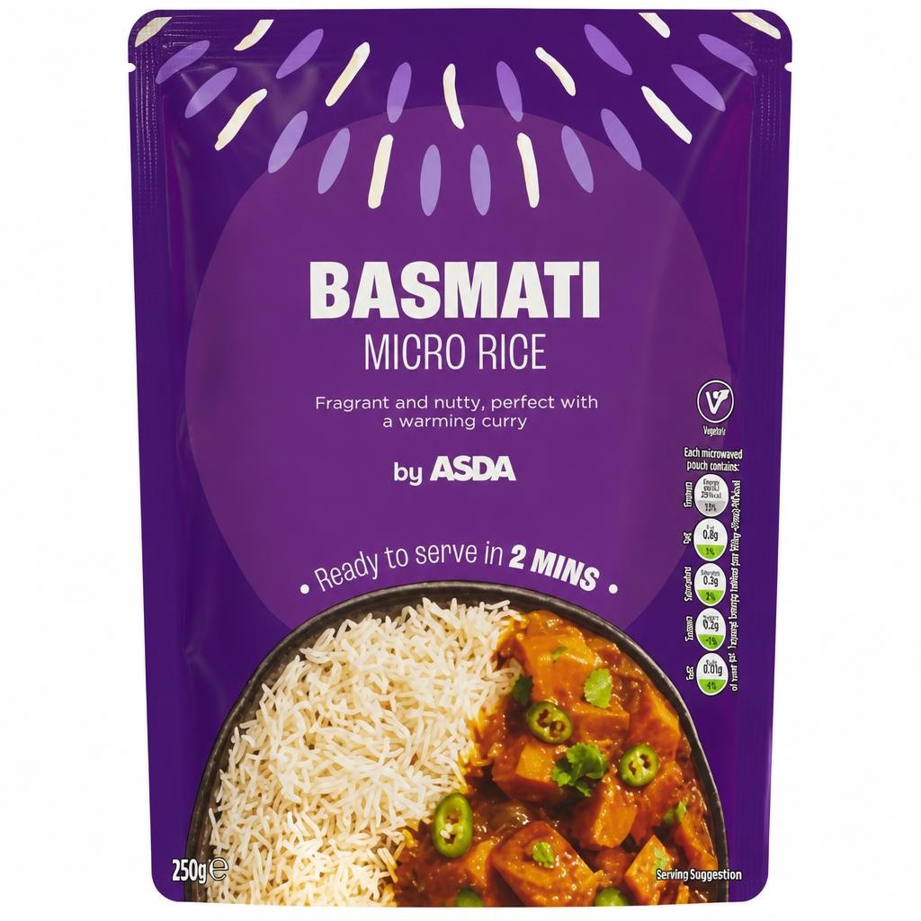 ASDA Basmati Micro Rice 250g